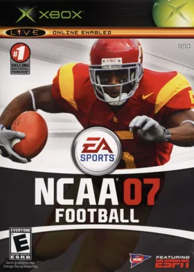 NCAA Football 07 (USA) box cover front